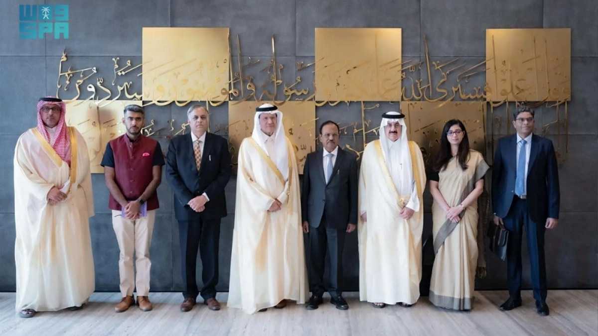 ഇന്ത്യൻ ദേശീയ സുരക്ഷാ ഉപദേഷ്ടാവ് അജിത് ഡോവൽ സൗദി അറേബ്യയിൽ സന്ദർശനം നടത്തി