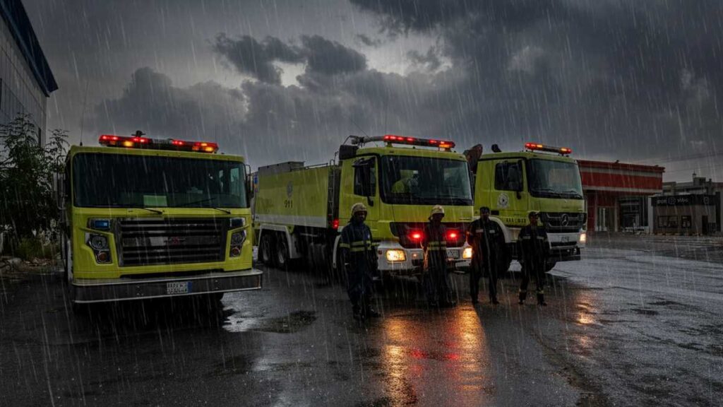 സൗദി അറേബ്യയുടെ വടക്കൻ, മധ്യ പ്രവിശ്യകളിൽ ഇന്നും ശക്തമായ മഴയ്ക്കും ഇടിമിന്നലിനും സാധ്യതയുണ്ടെന്ന് കാലാവസ്ഥാ നിരീക്ഷണ കേന്ദ്രം അറിയിച്ചു.