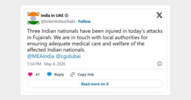 ഫുജൈറയിൽ ഇറാൻ വ്യോമാക്രമണത്തിൽ മൂന്ന് ഇന്ത്യക്കാർക്ക് പരിക്ക്; സ്ഥിരീകരിച്ച് എംബസി